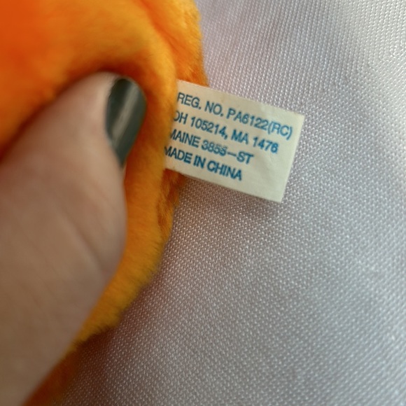 NWT Puffkins Jack the Pumpkin plush Halloween season limited edition collectible - Picture 4 of 12